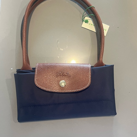 Longchamp Navy Le pliage M tote - Picture 10 of 10